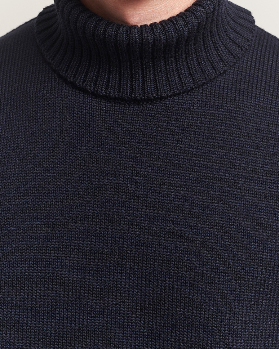 Homme | Pulls Et Tricots | Zanone | Virgin Merino Wool Rollneck Navy