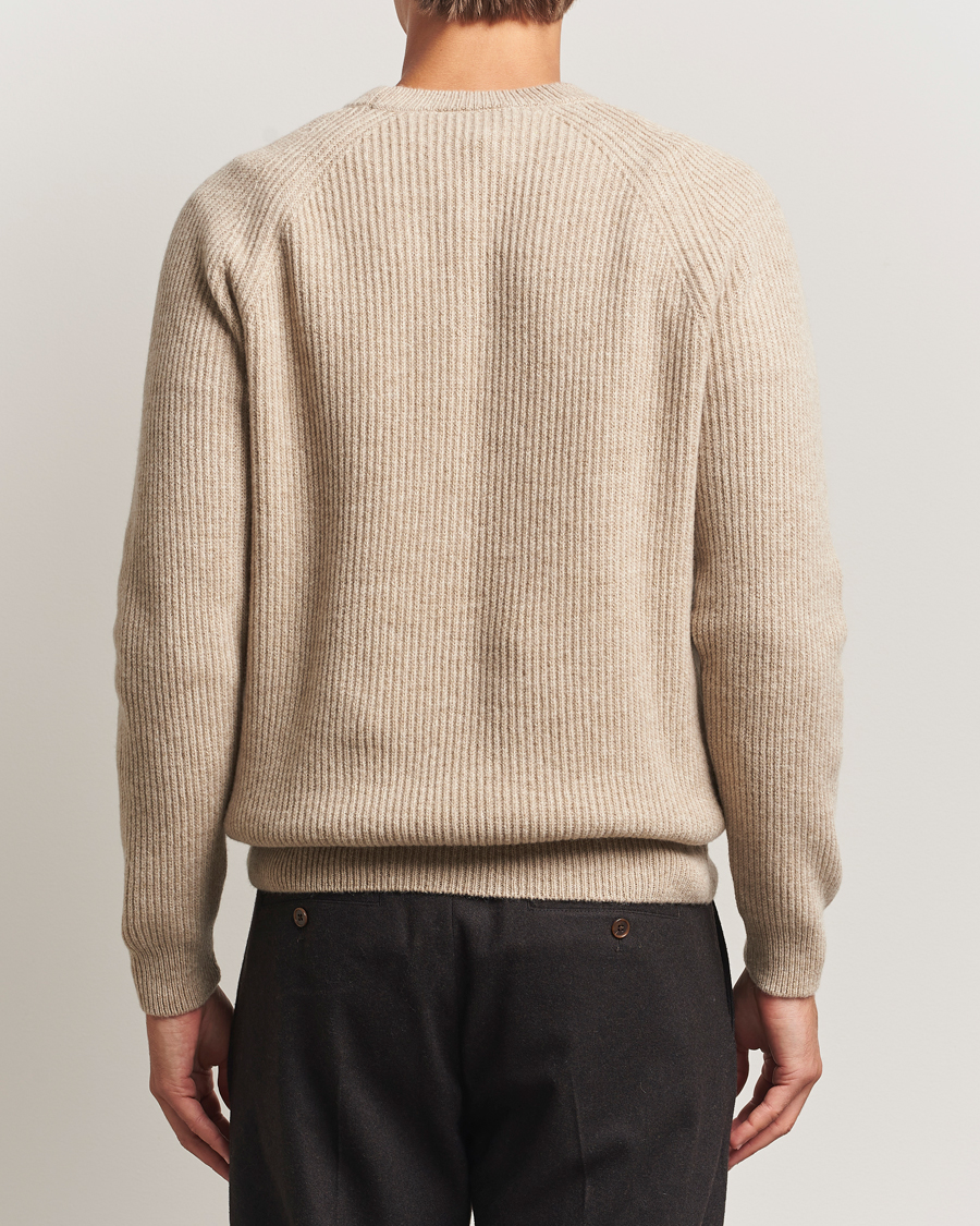 Homme | Pulls Et Tricots | Zanone | Fisherman Rib Wool Sweater Beige