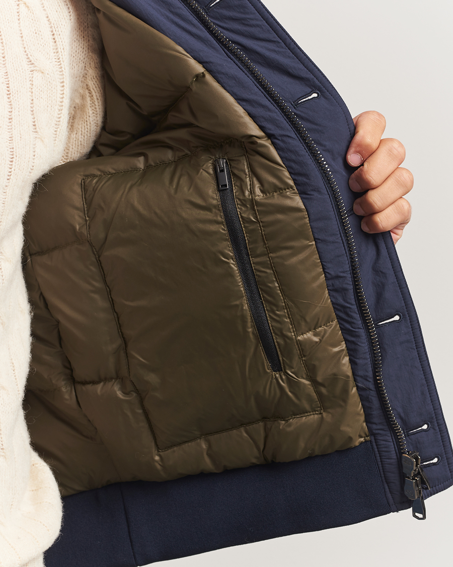 Homme | Manteaux Et Vestes | Valstar | Padded Nylon Valstarino Navy