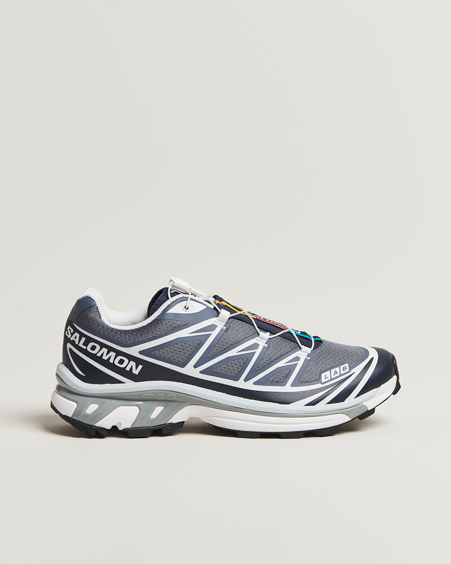 Homme | Salomon XT-6 Sneakers Grisaille/Blue Nights | Salomon | XT-6 Sneakers Grisaille/Blue Nights