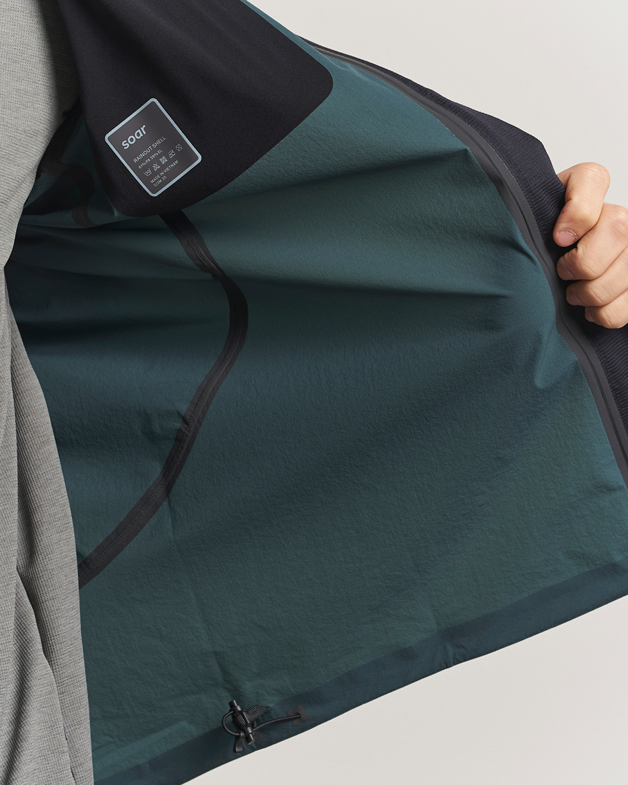 Homme | Manteaux Et Vestes | SOAR Running | Rainout Shell Green Gables