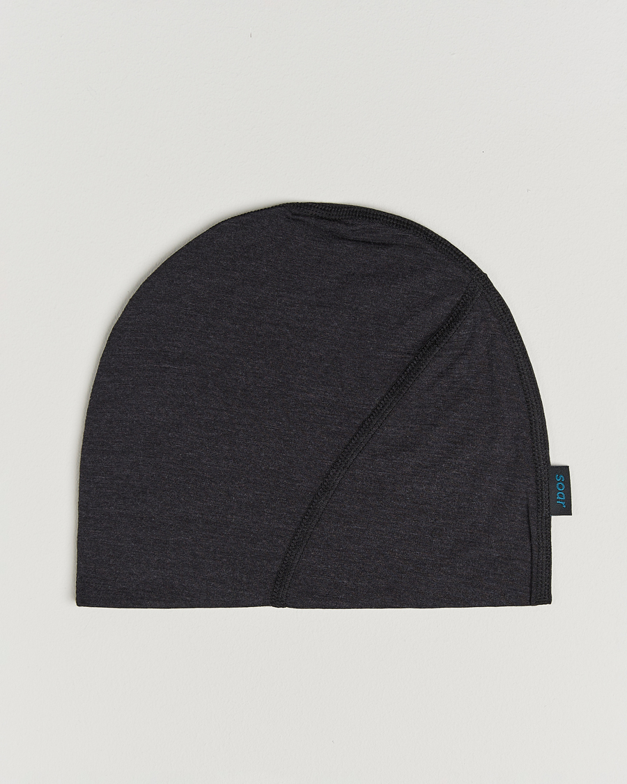 Homme | SOAR Running Silk Merino Beanie Dark Grey | SOAR Running | Silk Merino Beanie Dark Grey
