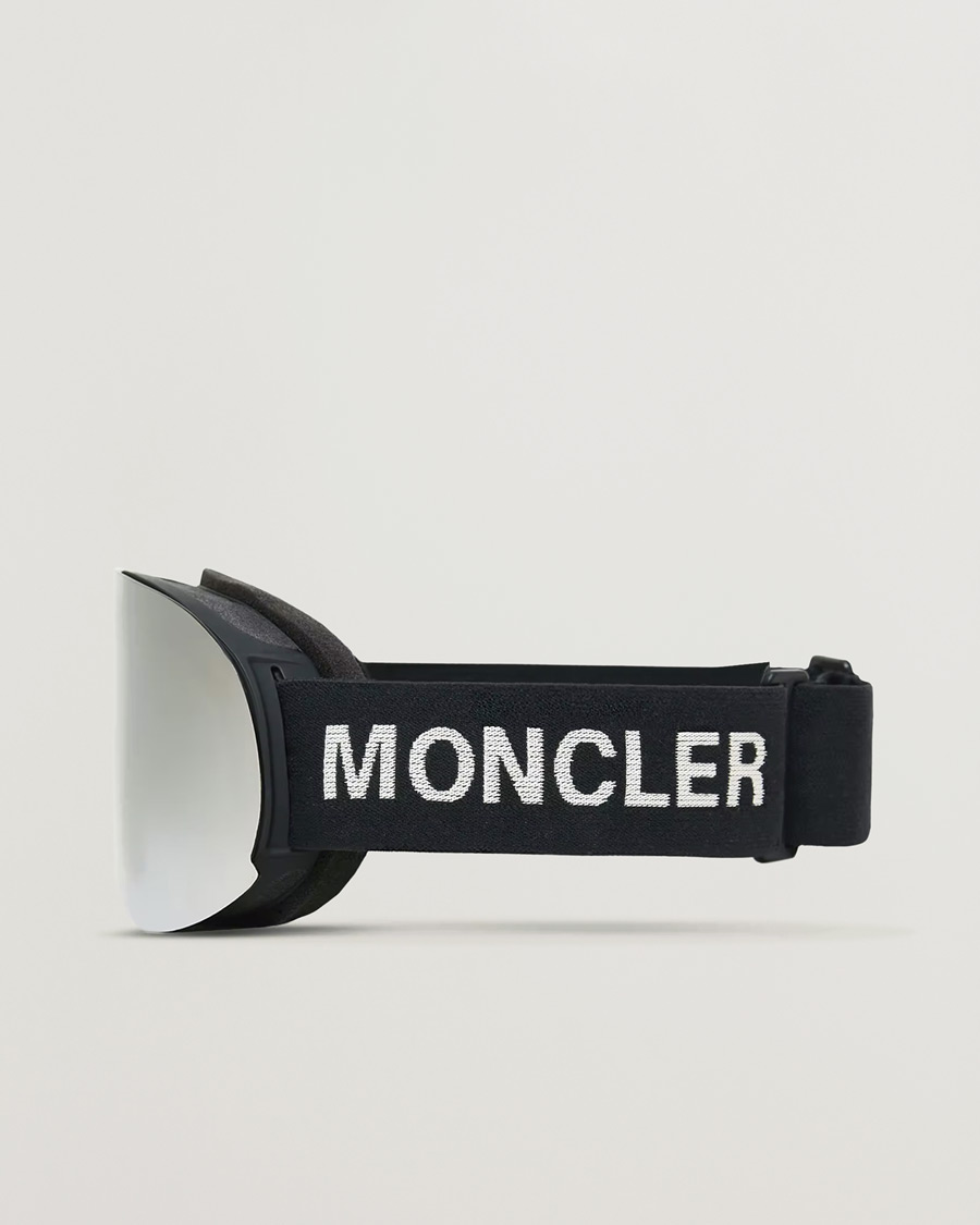 Homme | Lunettes De Soleil | Moncler Lunettes | 0ME8017 Ski Goggles Black/Silver