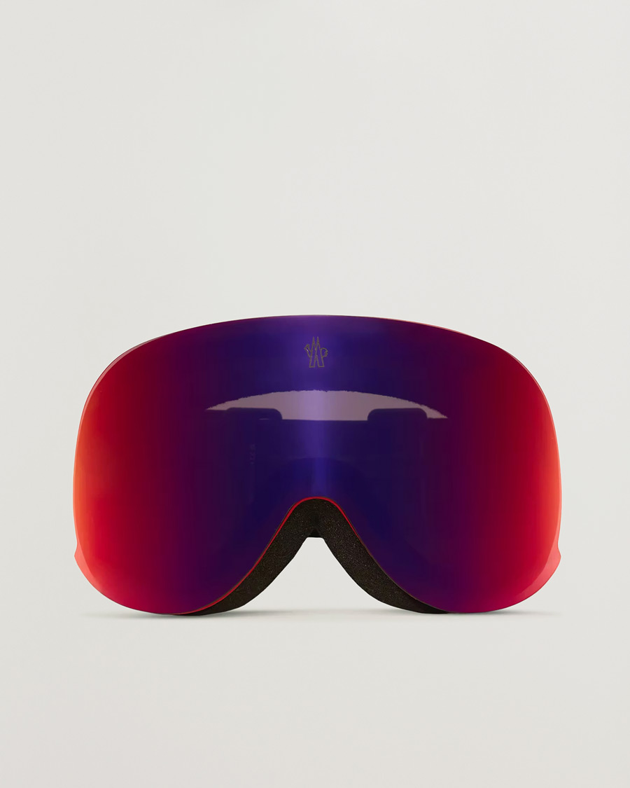 Homme | Lunettes De Soleil | Moncler Lunettes | 0ME8017 Ski Goggles Black/Red