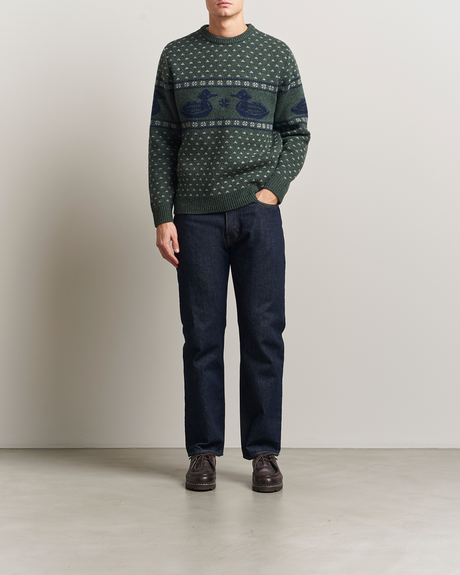 Homme | Pulls Et Tricots | Pendleton | Wool Duck Sweater Green