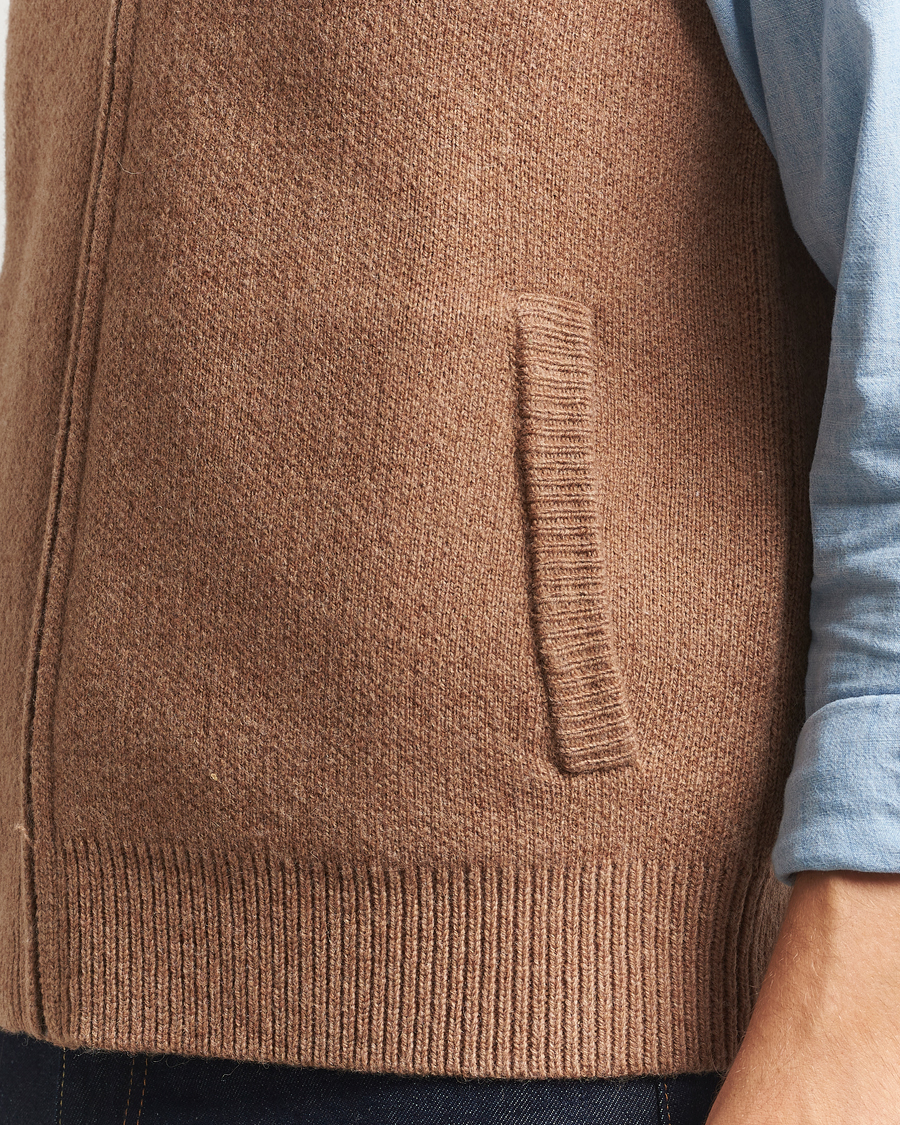 Homme | Pulls Et Tricots | Pendleton | Wool Sweater Vest Tan