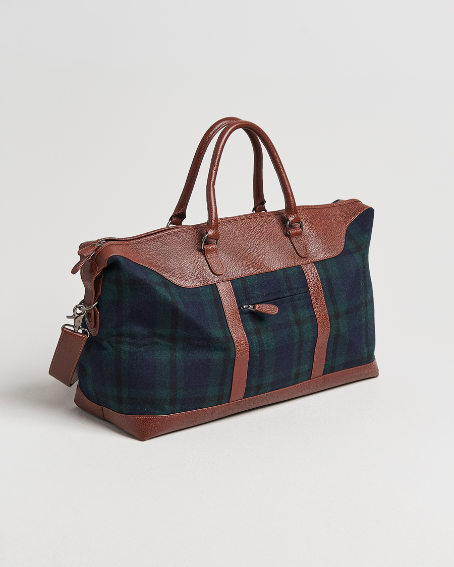 Homme | Pendleton Wool Weekend Bag Blackwatch Tartan | Pendleton | Wool Weekend Bag Blackwatch Tartan