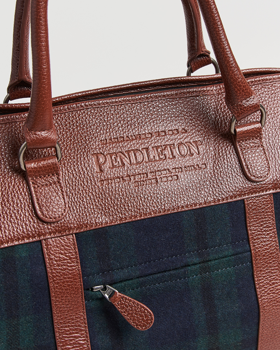 Homme | Pendleton Wool Weekend Bag Blackwatch Tartan | Pendleton | Wool Weekend Bag Blackwatch Tartan