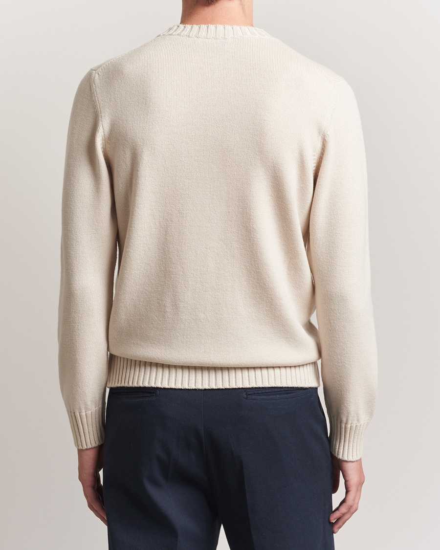 Homme | Pulls Et Tricots | Piacenza Cashmere | Brushed Wool Crew Neck Latte