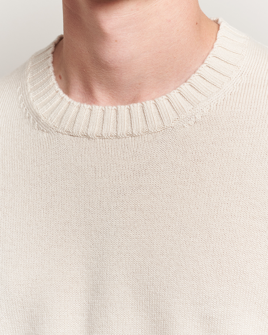Homme | Pulls Et Tricots | Piacenza Cashmere | Brushed Wool Crew Neck Latte