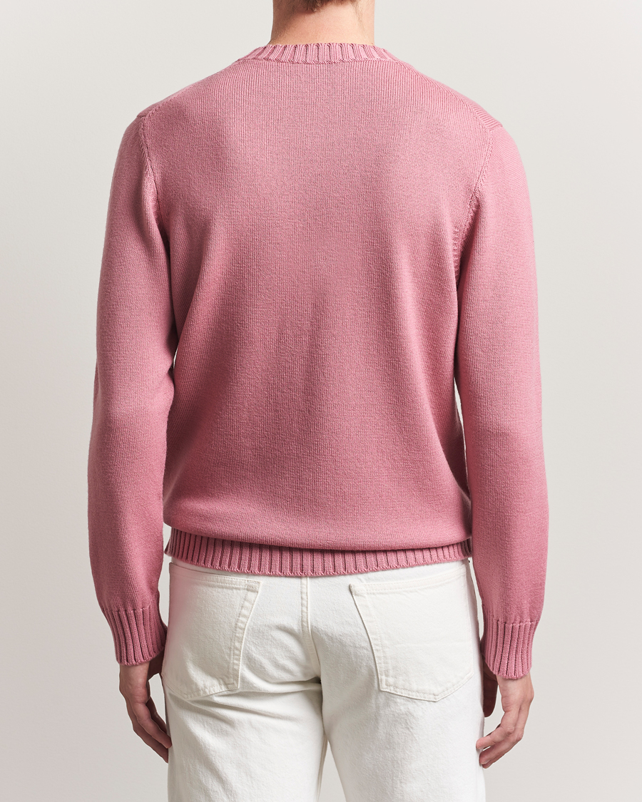 Homme | Pulls Et Tricots | Piacenza Cashmere | Brushed Wool Crew Neck Pink