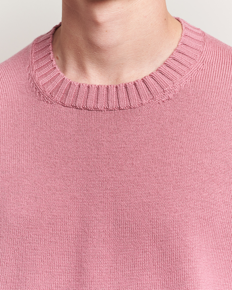 Homme | Pulls Et Tricots | Piacenza Cashmere | Brushed Wool Crew Neck Pink