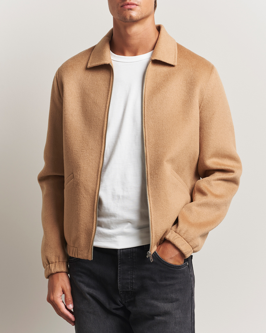 Homme | Manteaux Et Vestes | Filippa K | Doublé Wool Coach Jacket Dark Camel