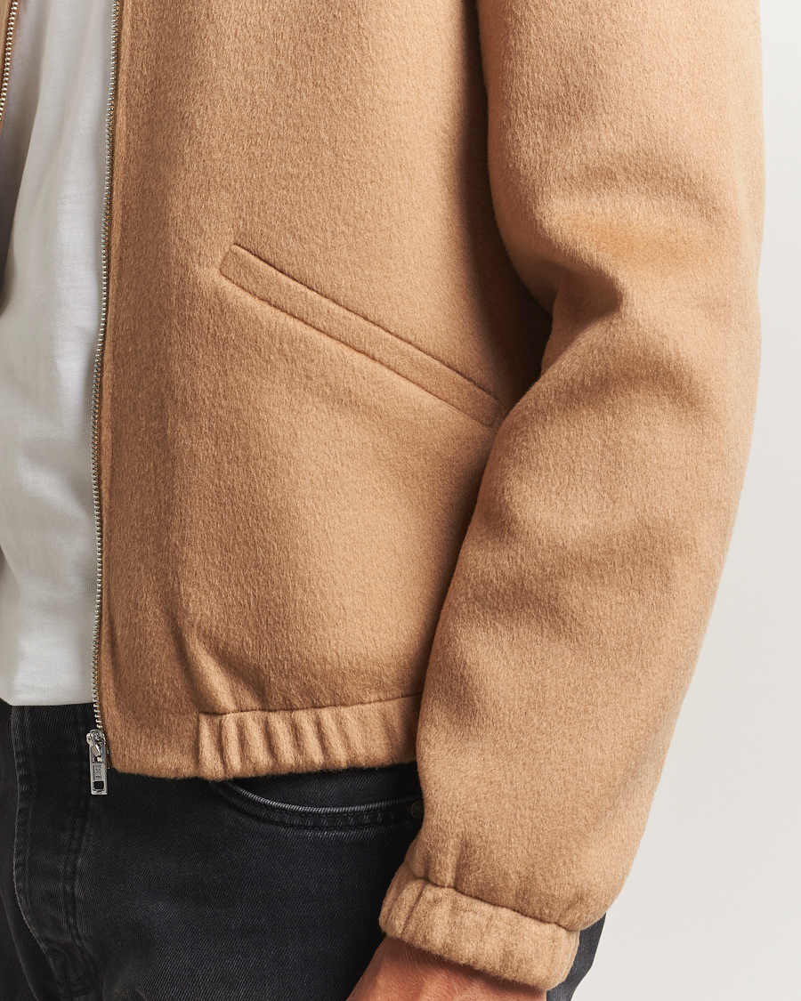 Homme | Manteaux Et Vestes | Filippa K | Doublé Wool Coach Jacket Dark Camel