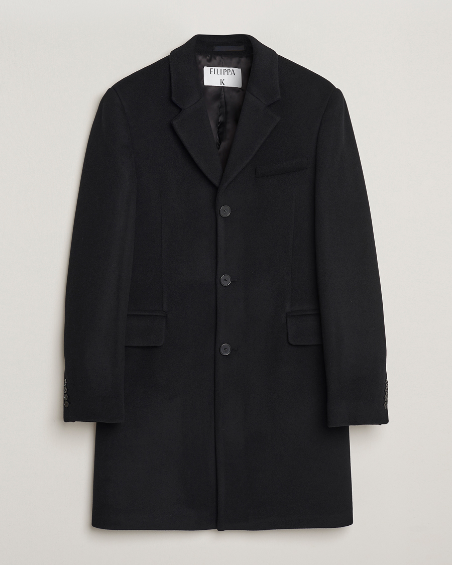 Homme | Manteaux Et Vestes | Filippa K | William Wool Coat Black