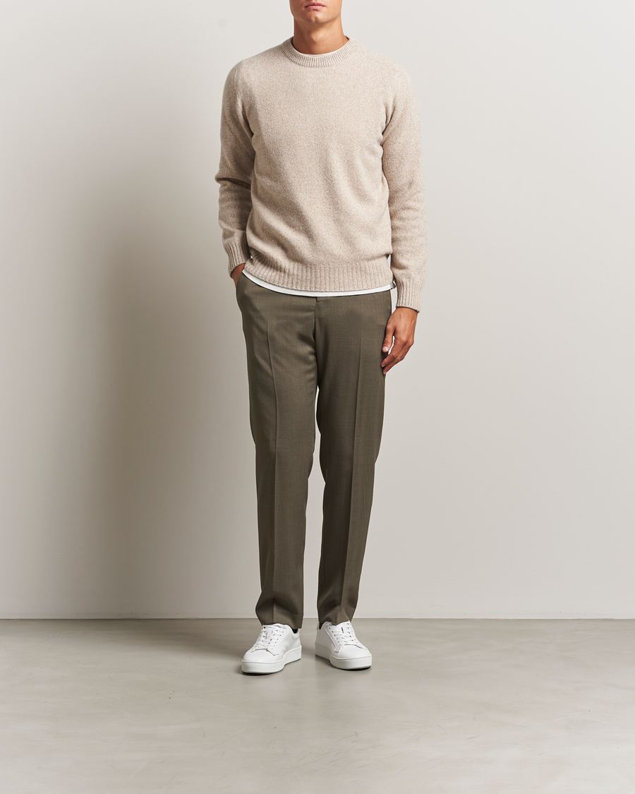 Homme | Pantalons | Filippa K | Troy Tailored Drawstring Trousers Driftwood