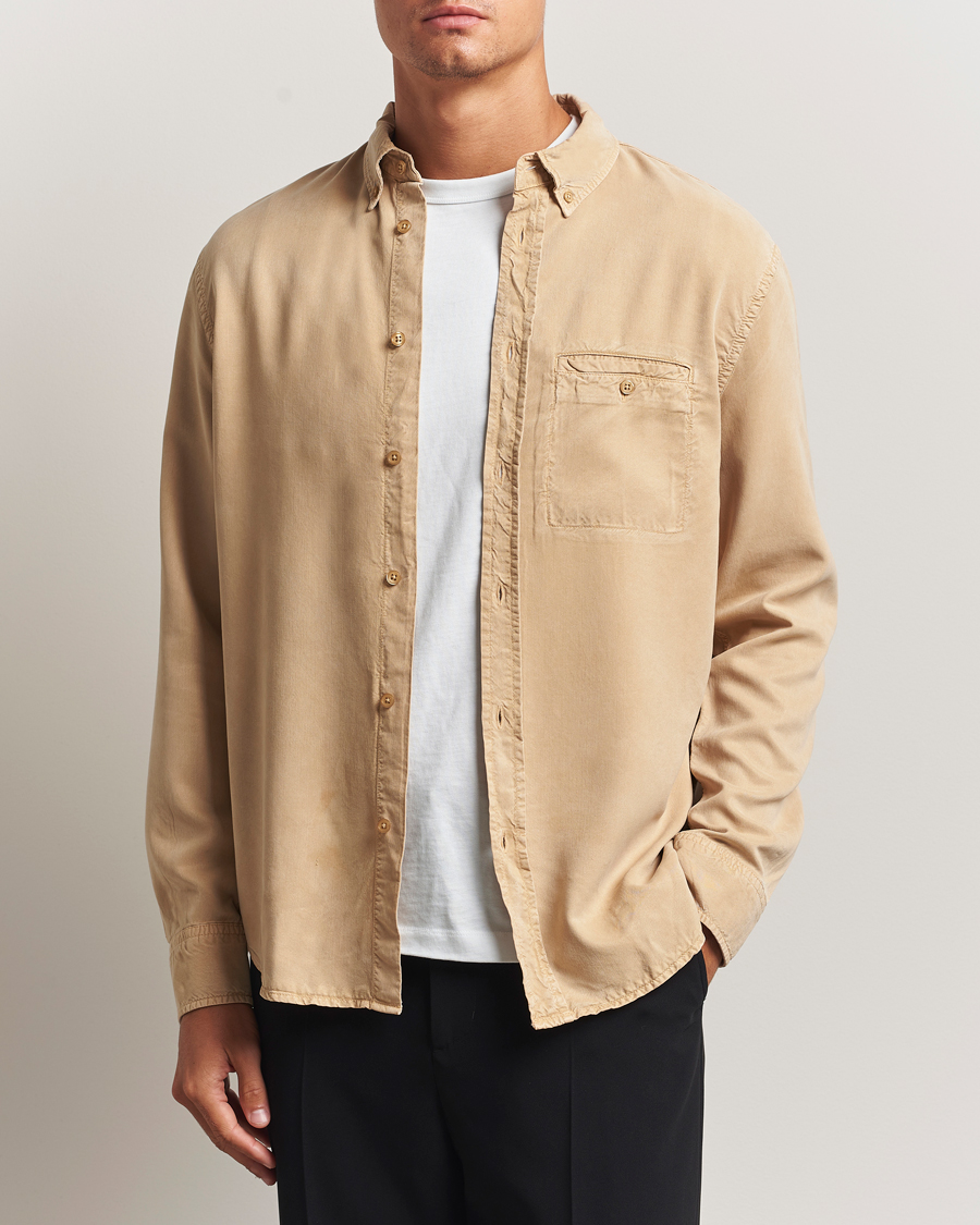 Homme | Chemises | Filippa K | Zachary Lyocell Shirt Latte Beige
