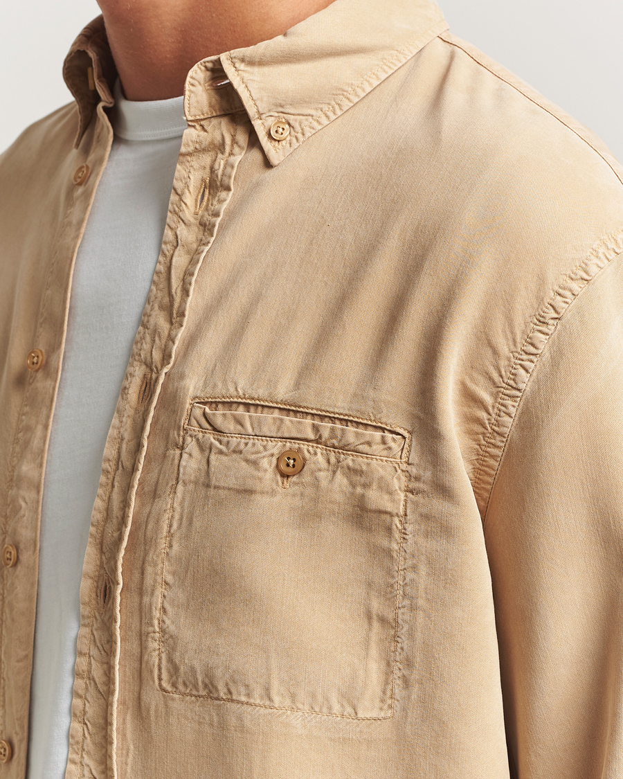 Homme | Chemises | Filippa K | Zachary Lyocell Shirt Latte Beige