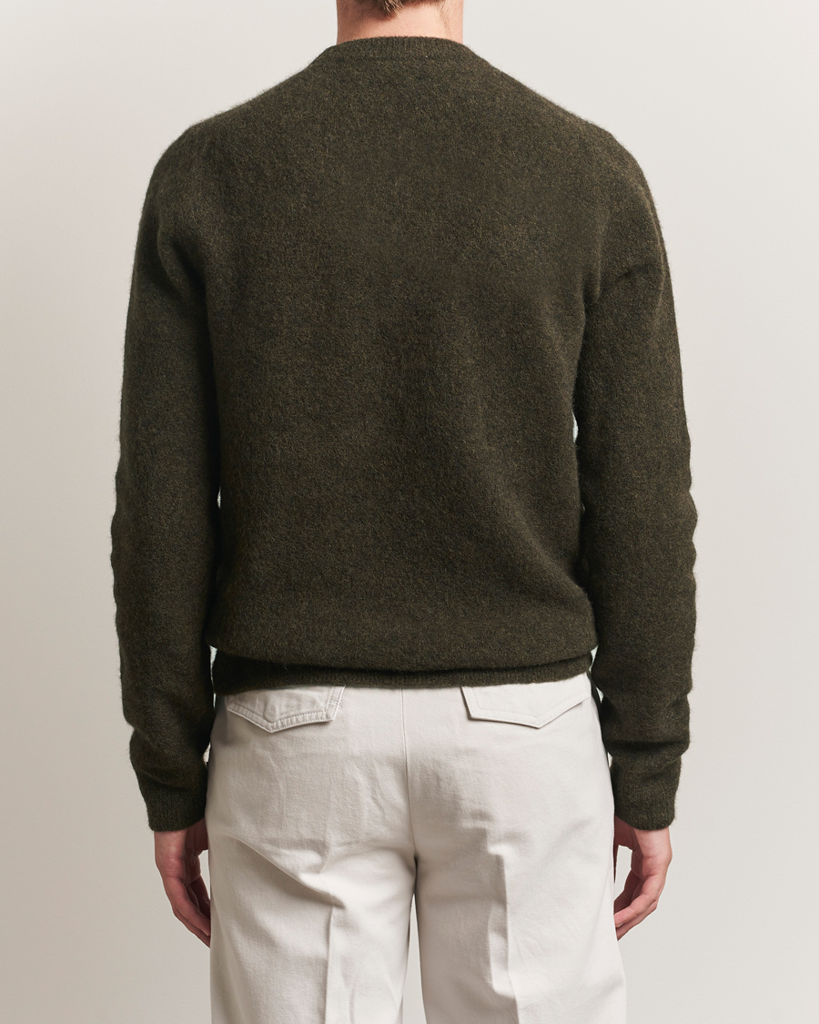 Homme | Pulls Et Tricots | Filippa K | Yak Knitted Sweater Dark Khaki Green