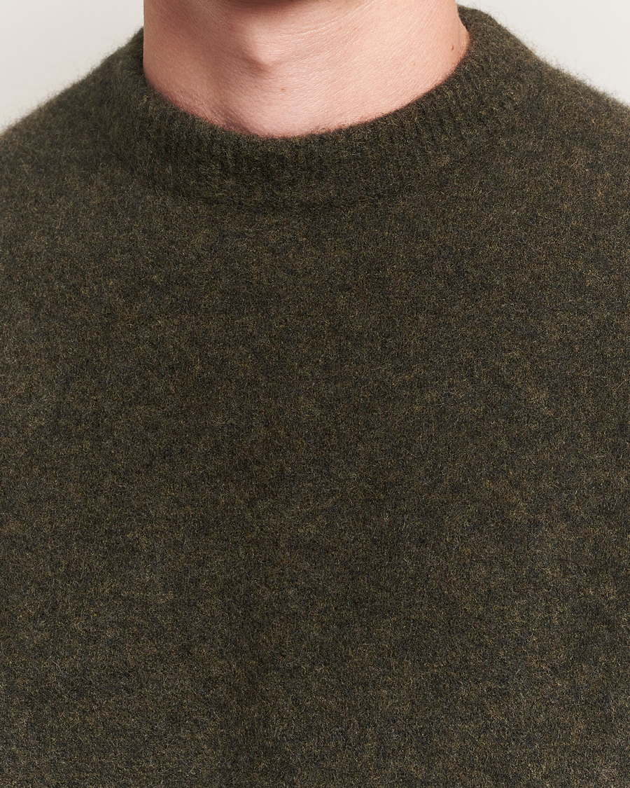 Homme | Pulls Et Tricots | Filippa K | Yak Knitted Sweater Dark Khaki Green
