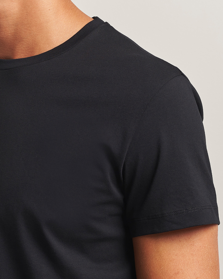 Homme | T-shirts | Filippa K | Lightweight Cotton Crew Neck T-Shirt Black