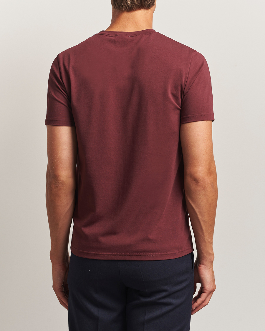 Homme | T-shirts | Filippa K | Soft Lycra T-Shirt Burgundy