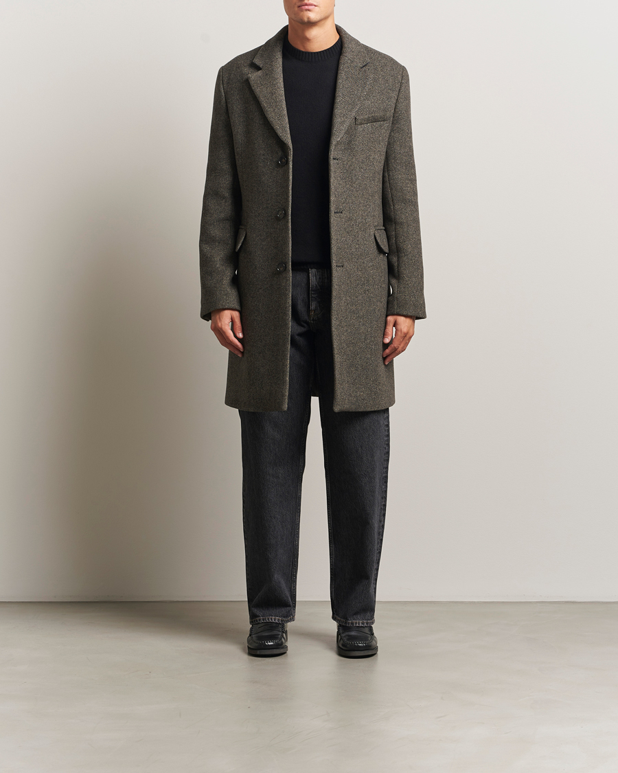 Homme | Manteaux Et Vestes | Filippa K | William Wool Textured Coat Driftwood