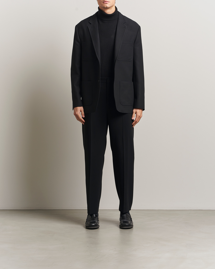 Homme | Blazers | Filippa K | Riley Wool Workwear Blazer Black