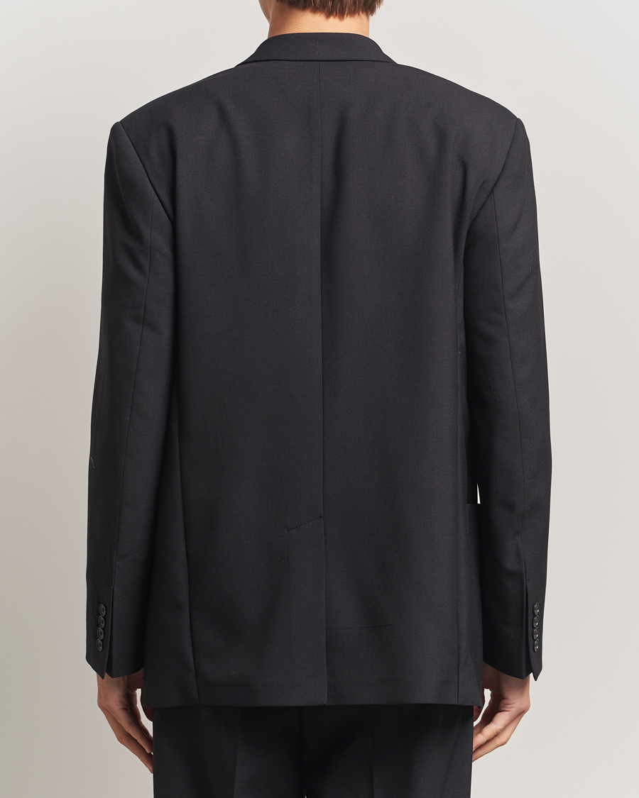 Homme | Blazers | Filippa K | Michael Wool Double Breasted Blazer Black