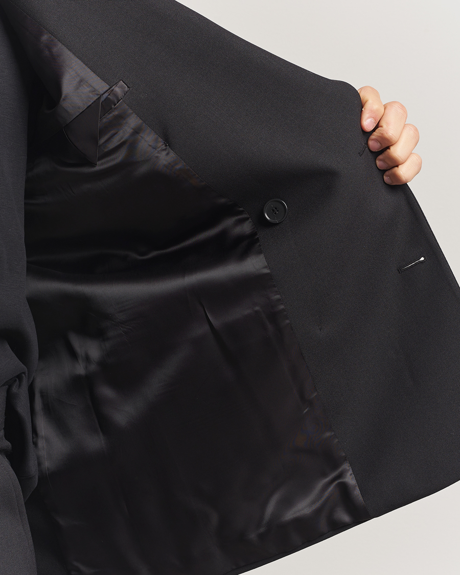 Homme | Blazers | Filippa K | Michael Wool Double Breasted Blazer Black