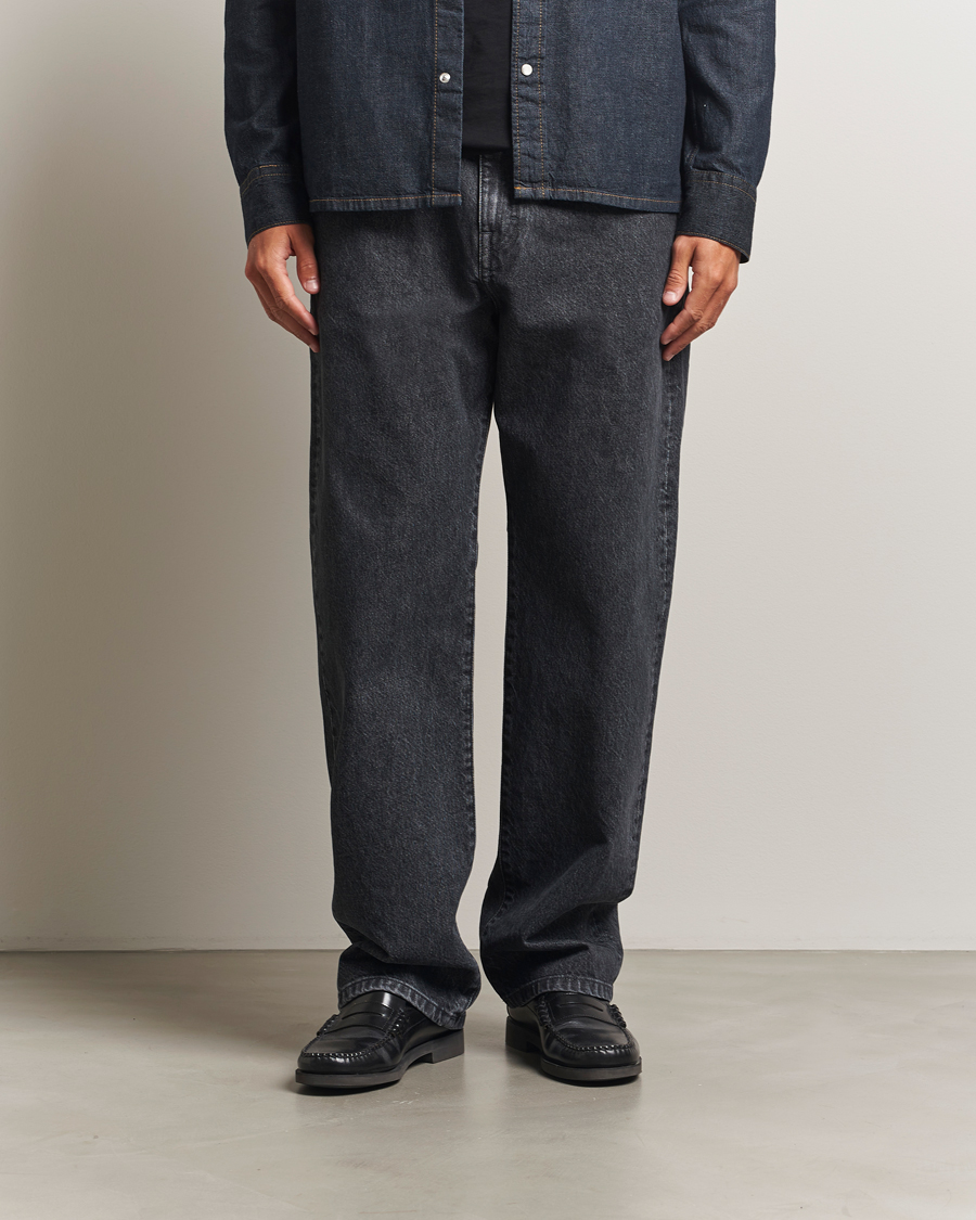 Homme | Chemises | Filippa K | Loose Fit Workwear Jeans Washed Black