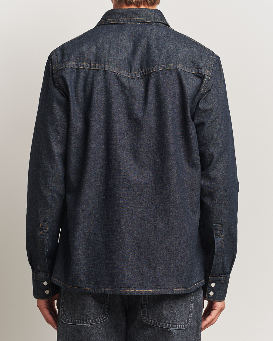 Homme | Chemises | Filippa K | Western Denim Shirt Rinsed Blue Wash
