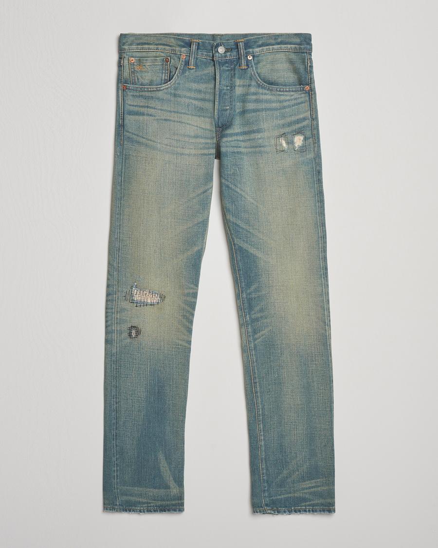 Homme | Pantalons | RRL | Slim Fit 5-Pocket Denim Ridgway Wash