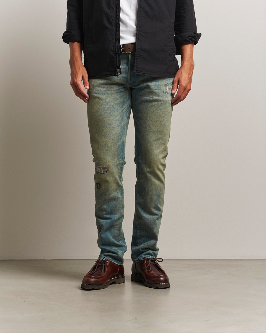 Homme | Pantalons | RRL | Slim Fit 5-Pocket Denim Ridgway Wash