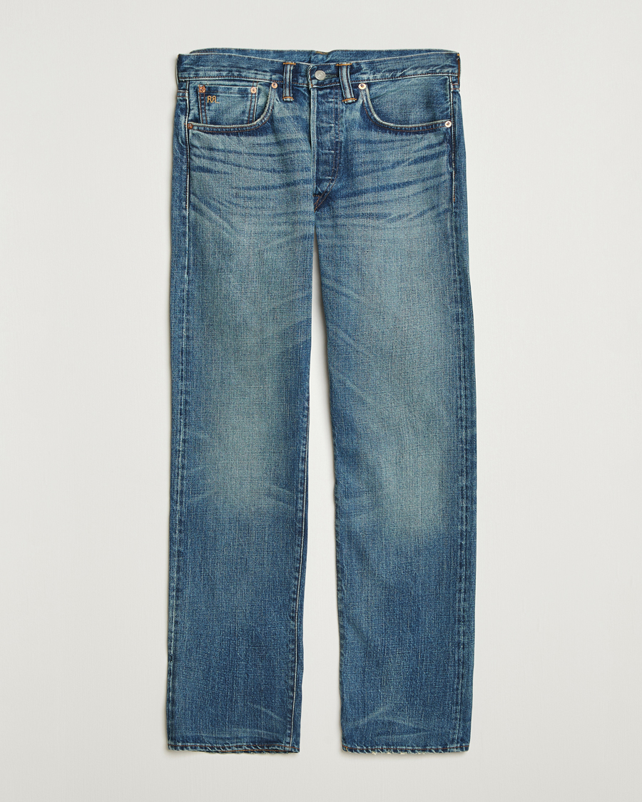 Homme | Jeans | RRL | Straight Leg 5-Pocket Denim Hillsview Wash
