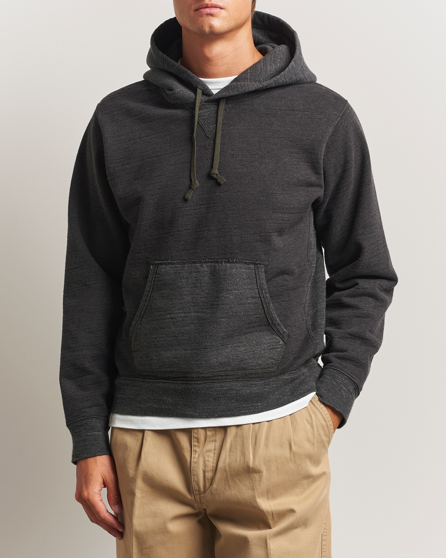 Homme | Pulls Et Tricots | RRL | Two Tone Hooded Sweatshirt Charcoal