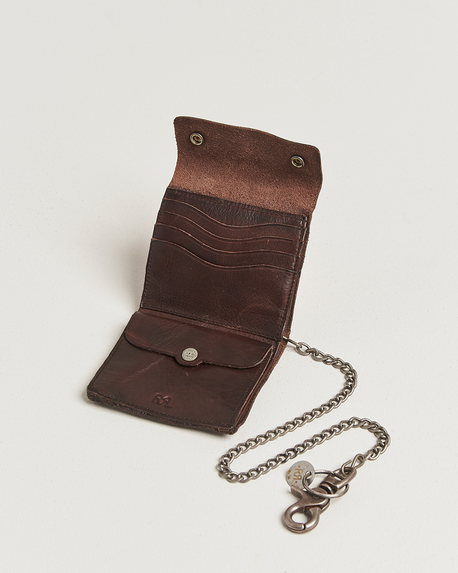 Homme | RRL Concha Ryder Wallet Dark Brown | RRL | Concha Ryder Wallet Dark Brown