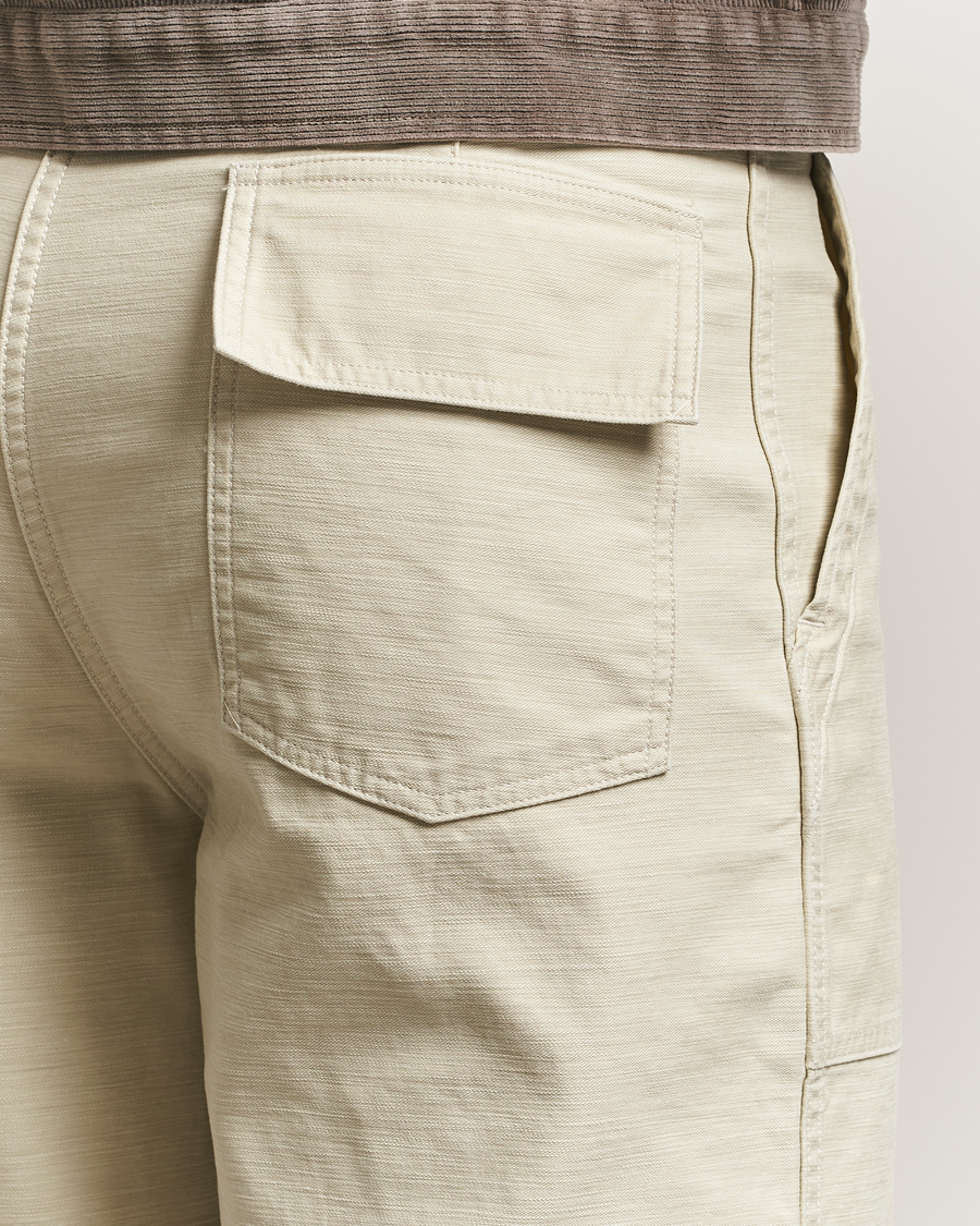 Homme | Pantalons | Auralee | Bleached Satin Baker Pants Ivory