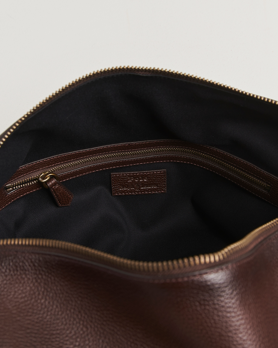 Homme | Sacs | Polo Ralph Lauren | Polo Ralph LaurenPebble Leather Duffle BagDark Brown