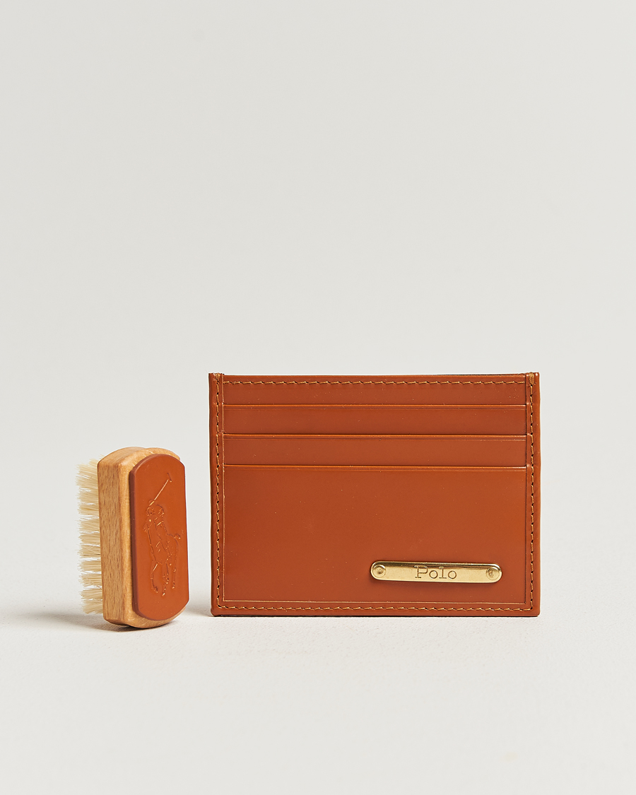 Homme | Portefeuilles | Polo Ralph Lauren | Bridle Leather Card Case Tan