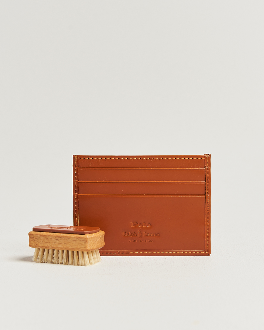 Homme | Portefeuilles | Polo Ralph Lauren | Bridle Leather Card Case Tan
