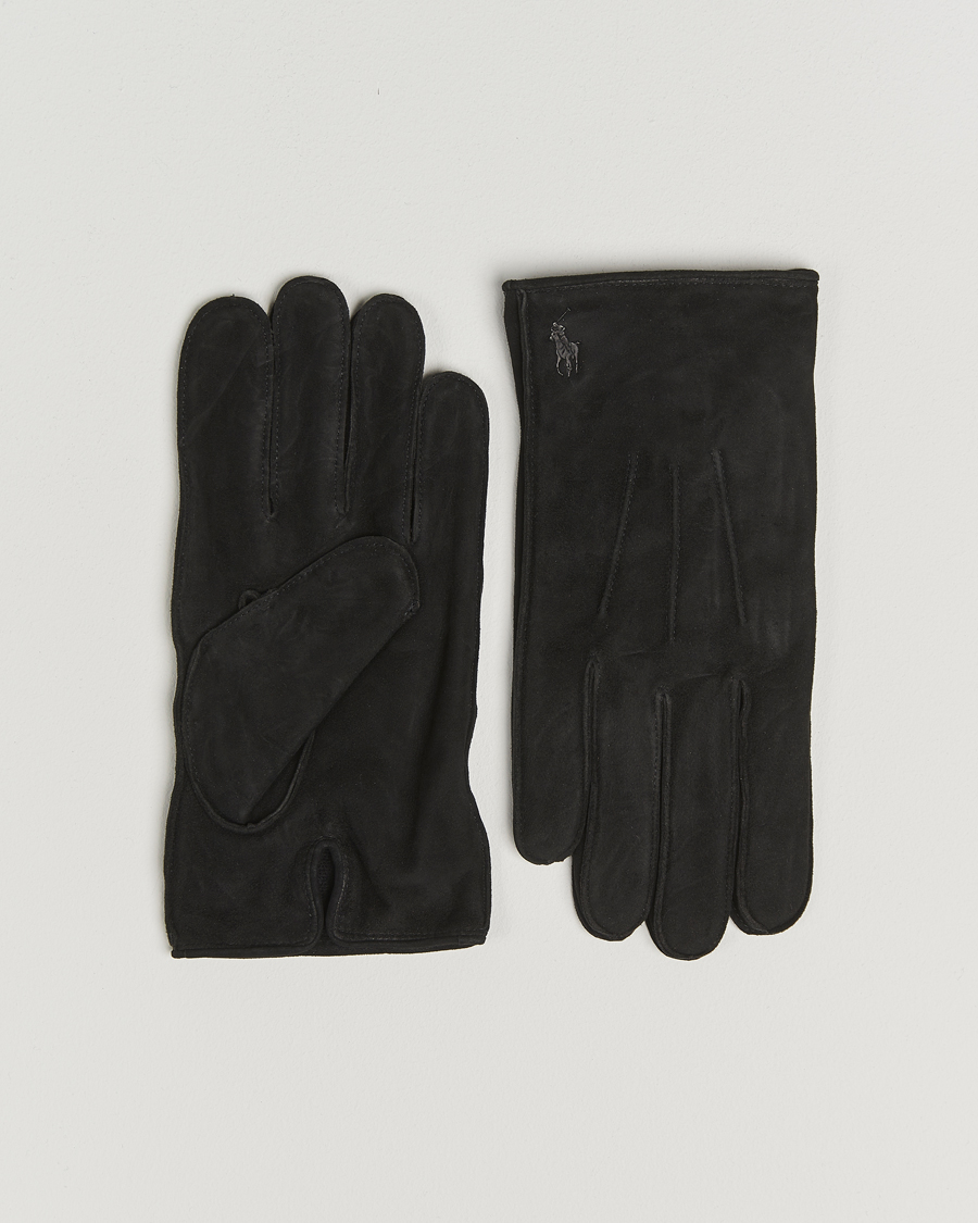 Homme | Gants | Polo Ralph Lauren | Suede Gloves Black