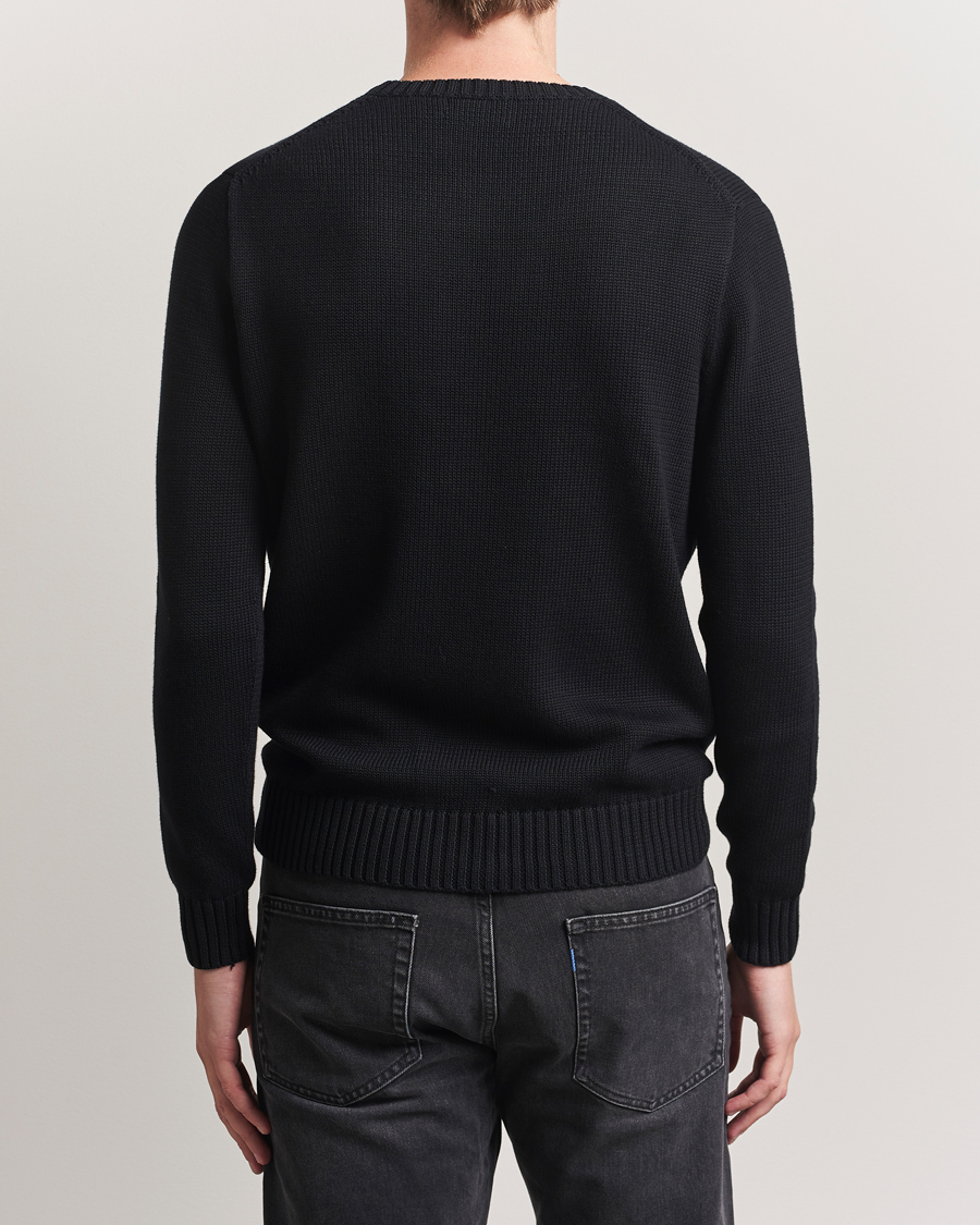 Homme | Pulls Et Tricots | Polo Ralph Lauren | Cotton Crew Neck Sweater Polo Black