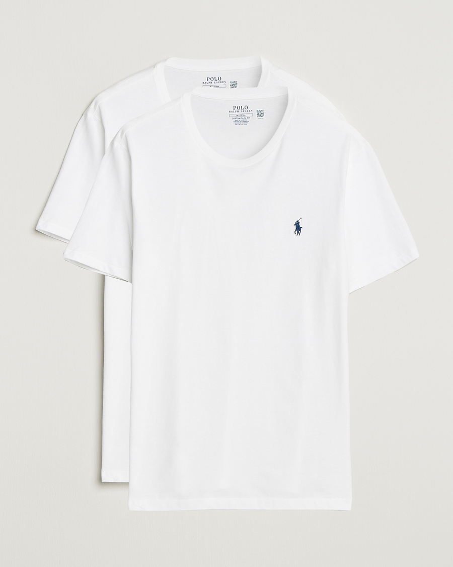 Homme | T-shirts | Polo Ralph Lauren | 2-Pack Crew Neck T-Shirt White