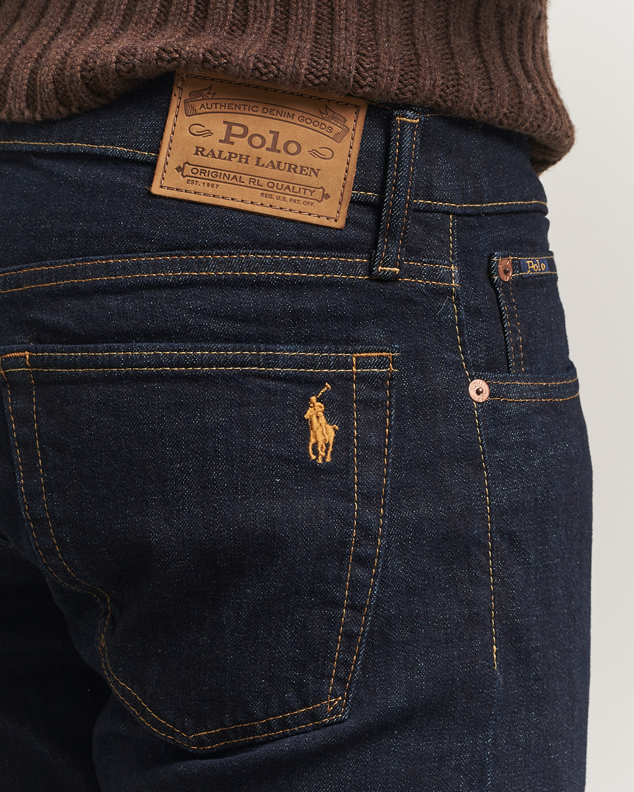 Homme | Jeans | Polo Ralph Lauren | Parkside Rinse Stretch Straight Jeans Dark Blue