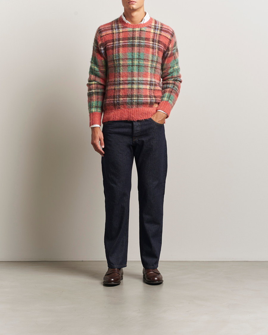 Homme | Pulls Et Tricots | Polo Ralph Lauren | Checked Wool Sweater Red Combo