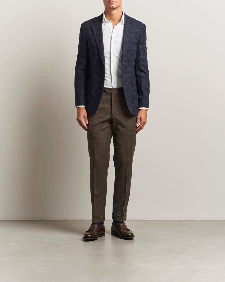 Homme | Blazers | Polo Ralph Lauren | Single Breasted Glenplaid Sportcoat Navy Multi