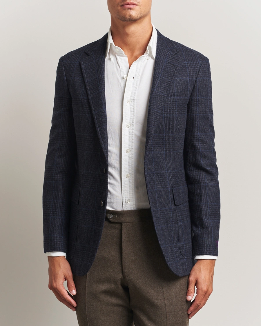 Homme | Blazers | Polo Ralph Lauren | Single Breasted Glenplaid Sportcoat Navy Multi