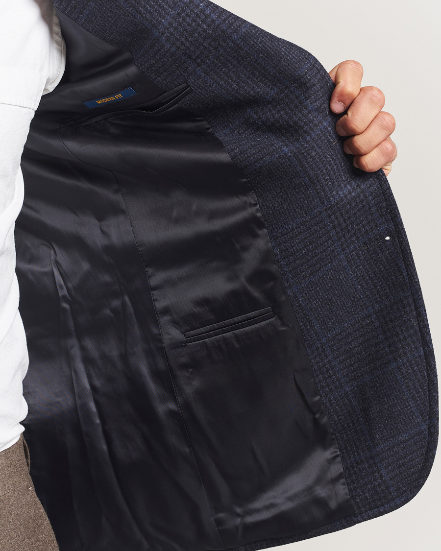 Homme | Blazers | Polo Ralph Lauren | Single Breasted Glenplaid Sportcoat Navy Multi