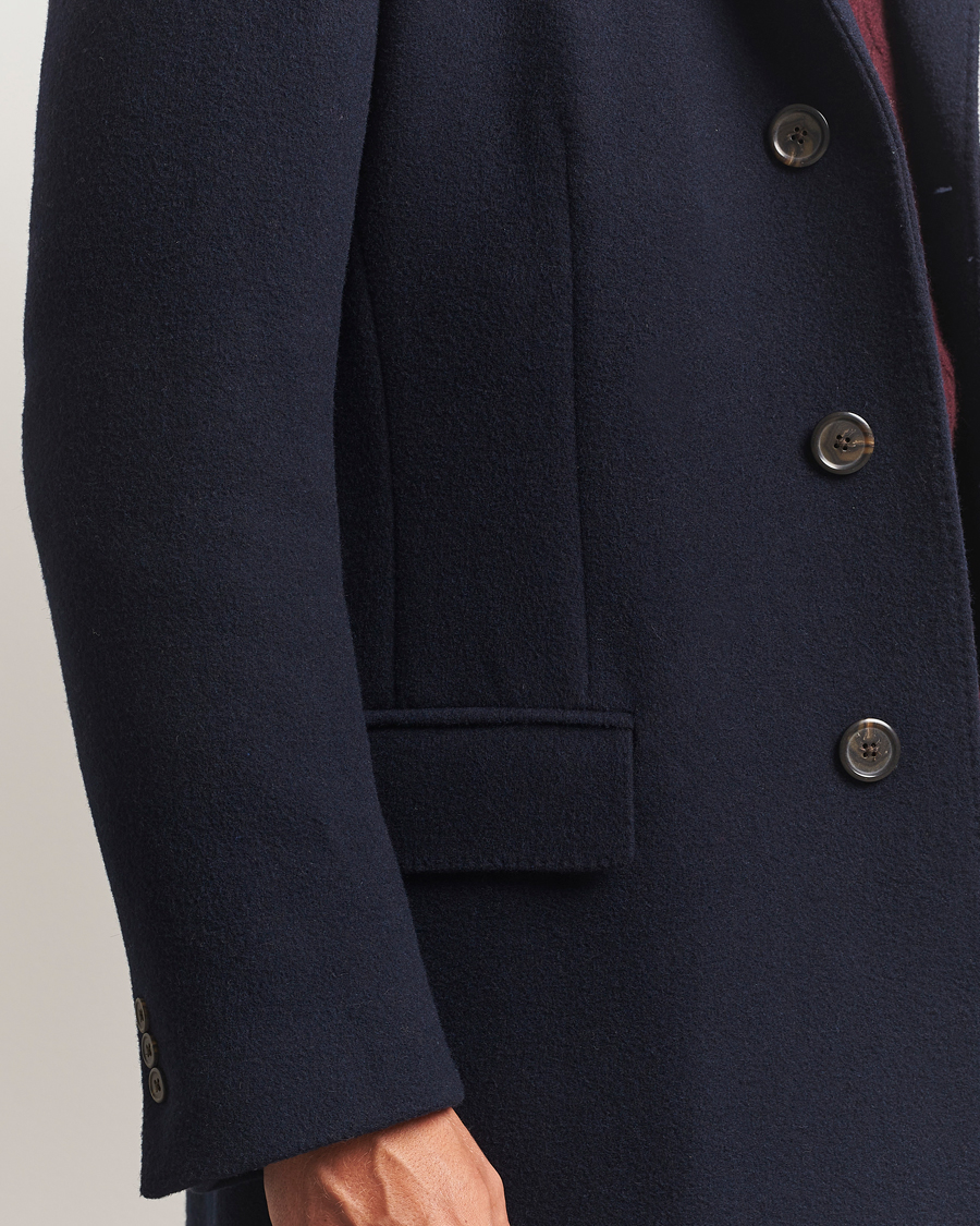 Homme | Manteaux Et Vestes | Polo Ralph Lauren | Single Breasted Melton Coat Navy